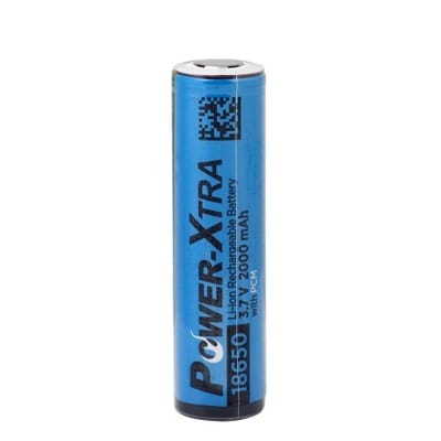 Untitled-1 باتری پاور اکسترا Power-Xtra 3.7V Li-ion 18650 2000 Mah - تصویر 1