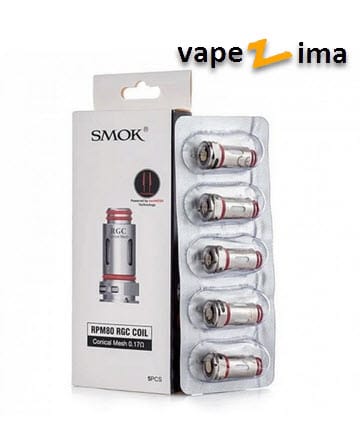 دیجی زیما - ویپ زیما -کویل آر جی سی برای اسموک آر پی ام ۸۰ RGC 0.17 Coils دیجی زیما - ویپ زیما -کویل آر جی سی برای اسموک آر پی ام ۸۰ RGC 0.17 Coils