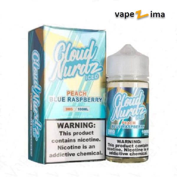 جویس کلود نوردز هلو بلوبری یخ Cloud Nurdz Peach Blue Raspberry ICED جویس کلود نوردز هلو بلوبری یخ Cloud Nurdz Peach Blue Raspberry ICED