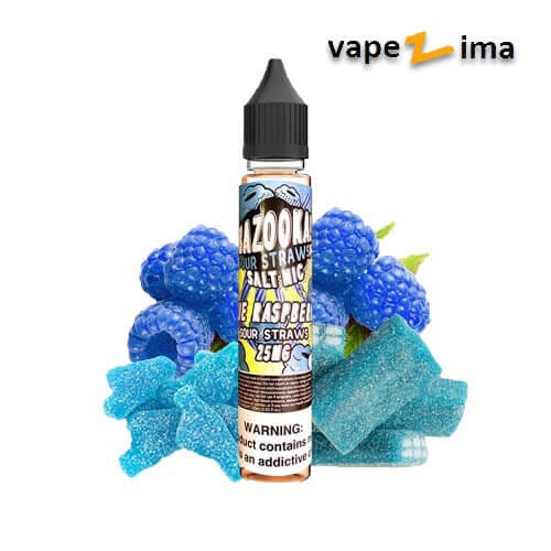 نیکوتین سالت بلوبری بازوکا BAZOOKA BLUE RASPBERRY نیکوتین سالت بلوبری بازوکا BAZOOKA BLUE RASPBERRY