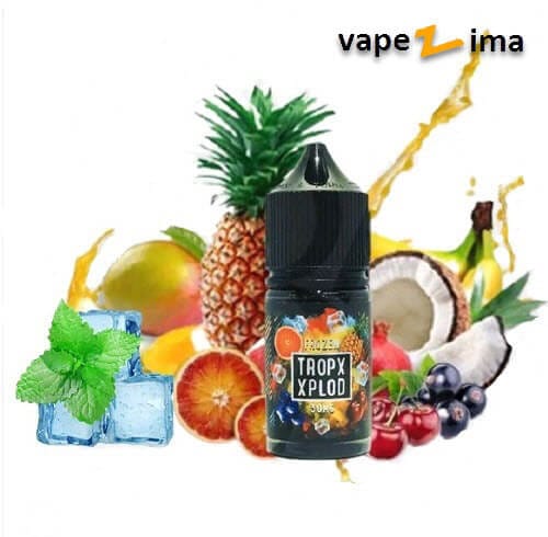 TROPX XPLOD SAMS VAPE ice salt nic سالت پرتقال آناناس آلبالو یخ سامز ویپ