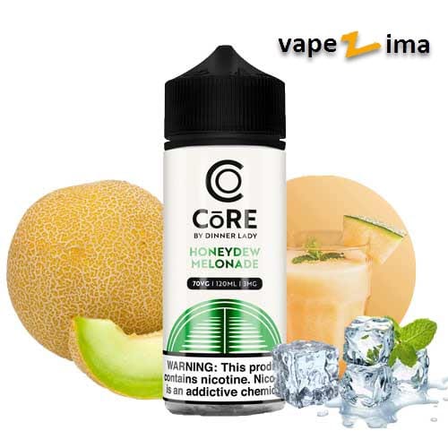 Core-by-DINNER-LADY-HoneyDew-Melonade-3mg-120ml-min جویس کُر ملون لیموناد یخ