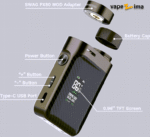 آداپتور ۵۱۰ سواگ پی ایکس ۸۰ Vaporesso Swag PX80 Pod-510 Adapter - تصویر 2