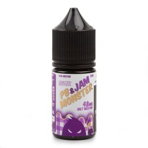 خرید نیکوتین سالت مربای انگور و کره بادام زمینی مانستر PB & Jam Monster Nicotine Salt