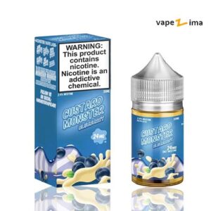 خرید نیکوتین سالت کاستارد مانستر بلوبری Custard Monster Blueberry Nicotine Salt