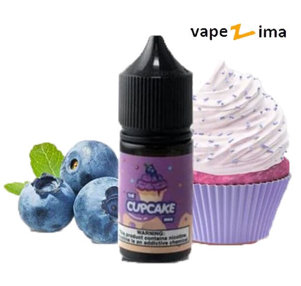 THE-CUPCAKE-MAN-BLUEBERRY-SALT-50MG نیکوتین سالت کاپ کیک بلوبری
