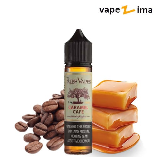 Ripe-Vapes-Caramel-Cafe-juice جویس قهوه کارامل رایپ ویپز