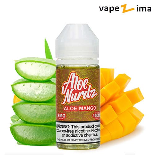 Cloud-Nurdz-Aloe-Mango-Juice جویس آلوئه ورا انبه کلود نوردز