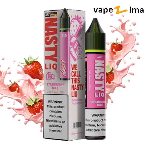 Nasty-Strawberry-Milk-Salt سالت شیر توت فرنگی نستی