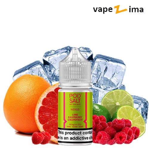 Pod-Salt-Lime-Raspberry-Grapefruit-Ice سالت لیمو تمشک یخ پاد سالت