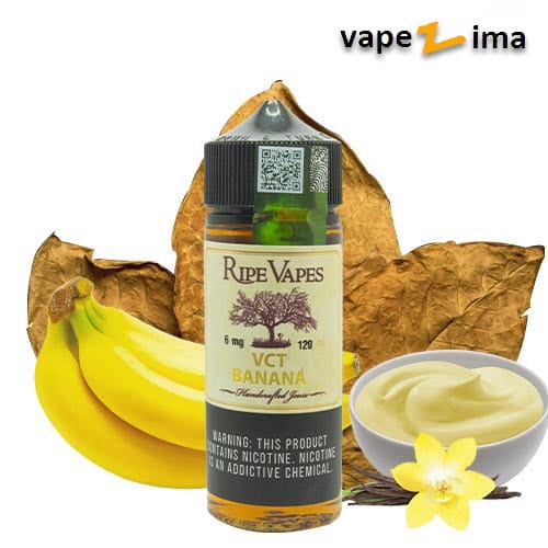 RIPE-VAPES-VCT-BANANA-120ml- جویس رایپ ویپز تنباکو موز راپ ویپز
