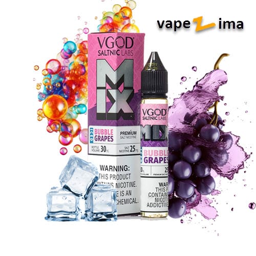 سالت آدامس انگور یخ ویگاد Vgod Grapes Bubble Iced