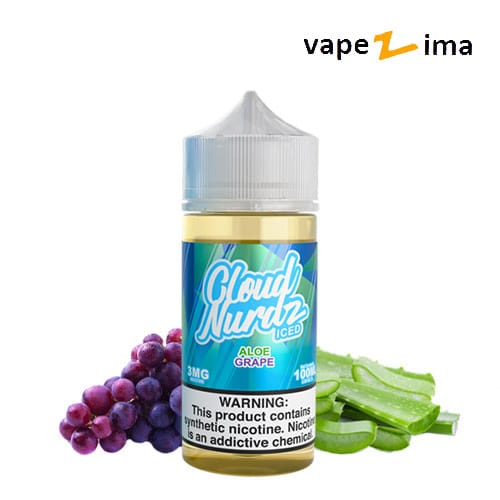 Cloud-Nurdz-Aloe-Grape-Juice جویس آلوئه ورا انگور کلود نوردز