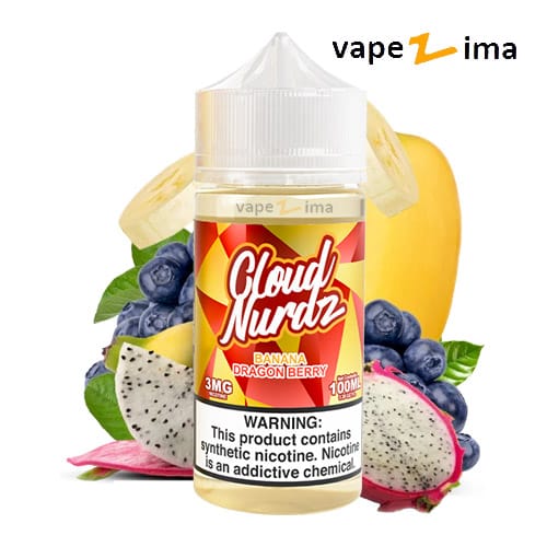 Cloud-Nurdz-Banana-Dragon-Berry-Juice جویس موز دراگون بری کلود نوردز