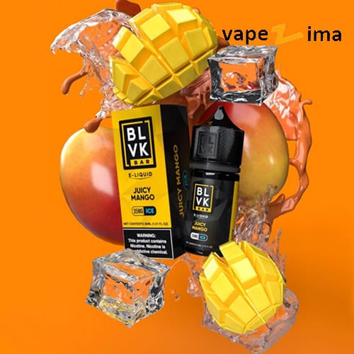 Blvk-Juicy-Mango-Ice-Salt سالت انبه یخ بی ال وی کی