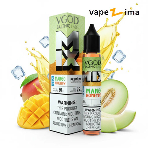 VGOD-Mix-Iced-Mango-Honeydew-Salt سالت انبه طالبی یخ ویگاد