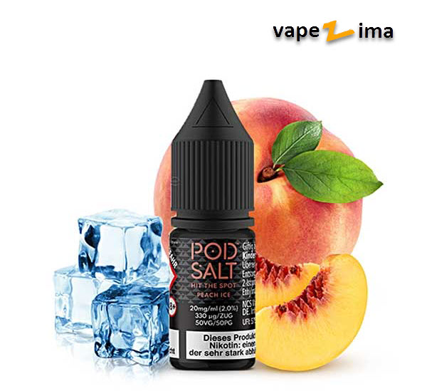 سالت هلو یخ پادسالت Pod Salt Peach Ice سالت هلو یخ پادسالت Pod Salt Peach Ice