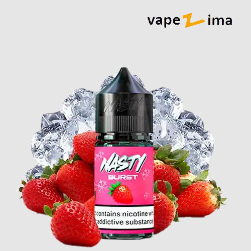 Nasty-Burst-StrawBerry-Ice-Salt سالت توت فرنگی یخ برست نستی